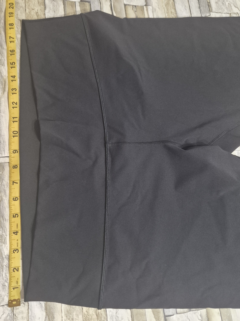 Lululemon Leggings Women Size 20 Black High Rise Cropped Pants Athletic Yoga - Picture 4 of 10